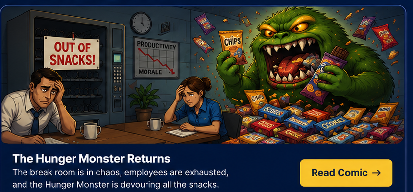 Latest Adventure: The Hunger Monster Returns